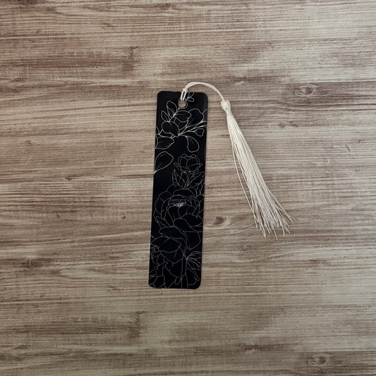 Black & White Metal Bookmarks