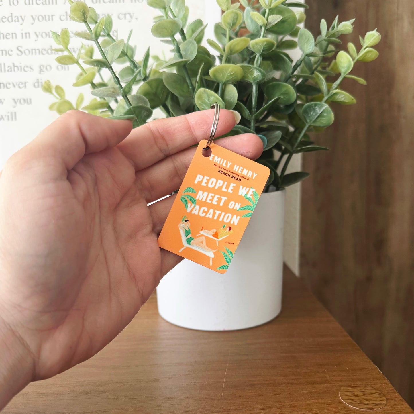 Book Keychain