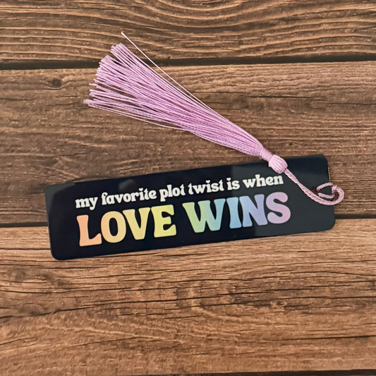 Love Wins/Pride Metal Bookmarks