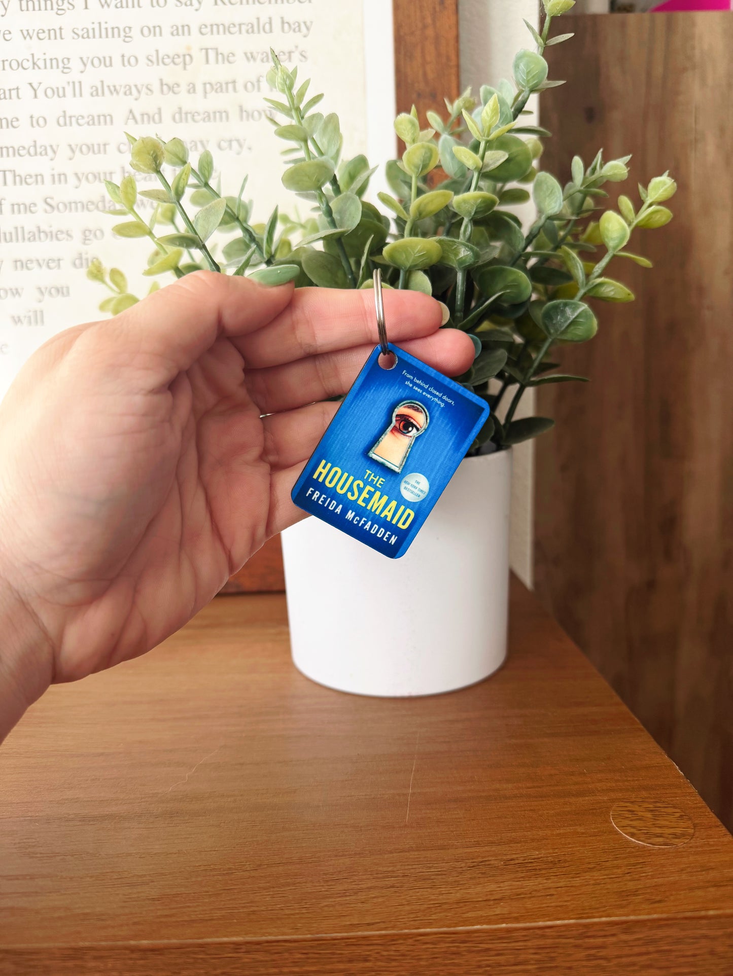 Book Keychain