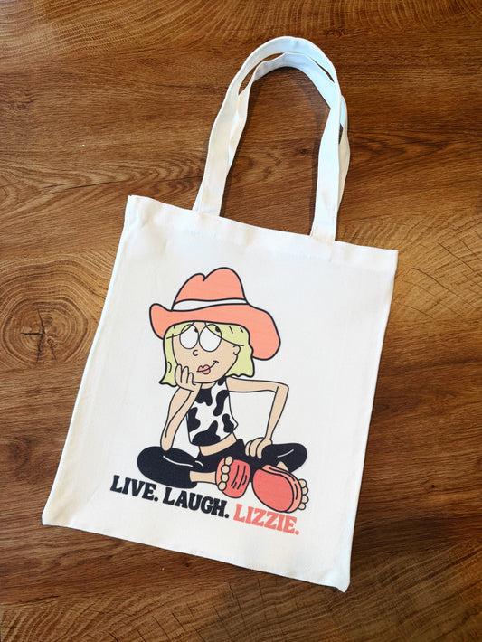 Live Laugh Lizzie - Tote Bag